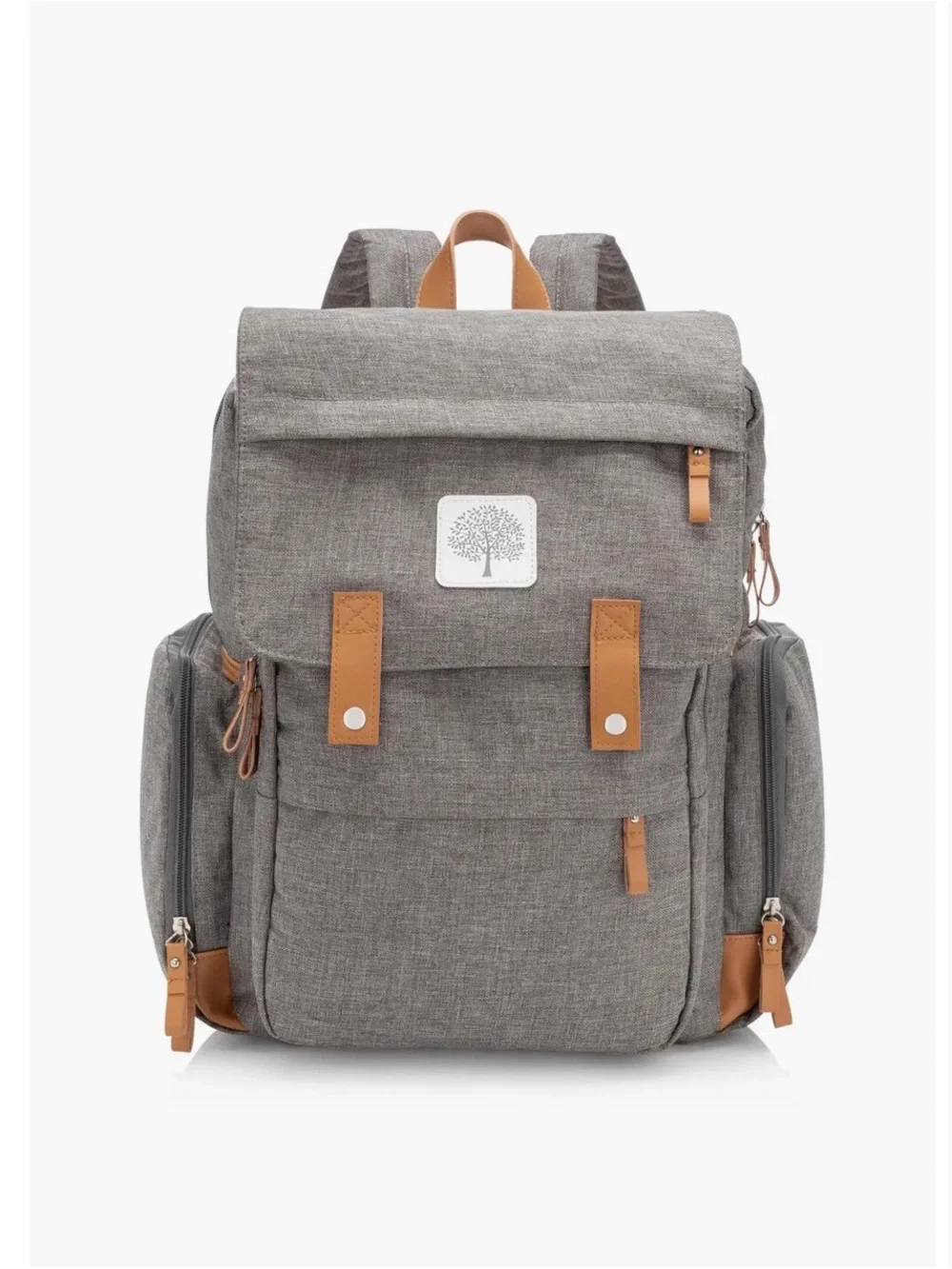 Parker Baby Co. Birch Bag  Backpack Grey Canvas